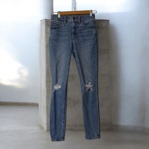 Express Denim Jeans women’s size 0R 0 Regular blue legging mid rise 90's Skinny